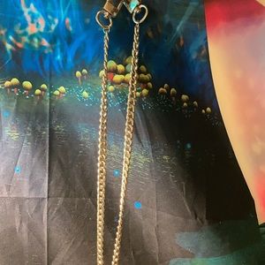 Silver chain for pants